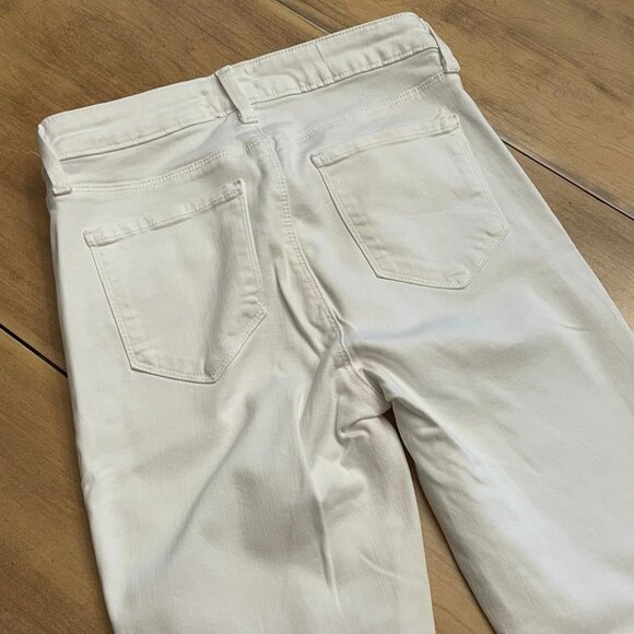 L'AGENCE Margot High Rise Skinny Jean Size 25 White ankle-length 5 pkt - Picture 8 of 10